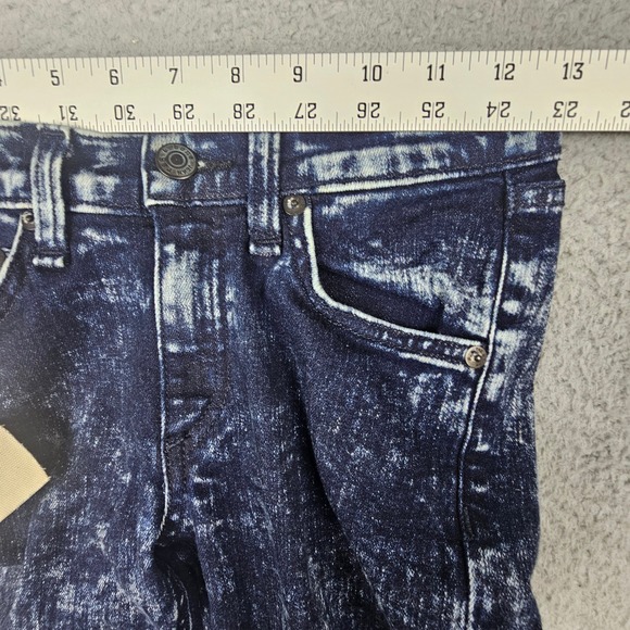 Rag & Bone Skinny Jeans Womens 24 Blue Acid Wash W1502K520 New With Tags - Picture 6 of 8